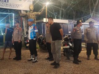 Patroli Blue Light Warnai Malam Akhir Pekan di Sidrap, Polisi Hadirkan Rasa Aman di Tengah Warg