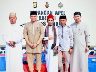 Hadiri Salat Idul Fitri di Polres, Fantry: Kamtibmas Tanggung Jawab Kita Bersama 